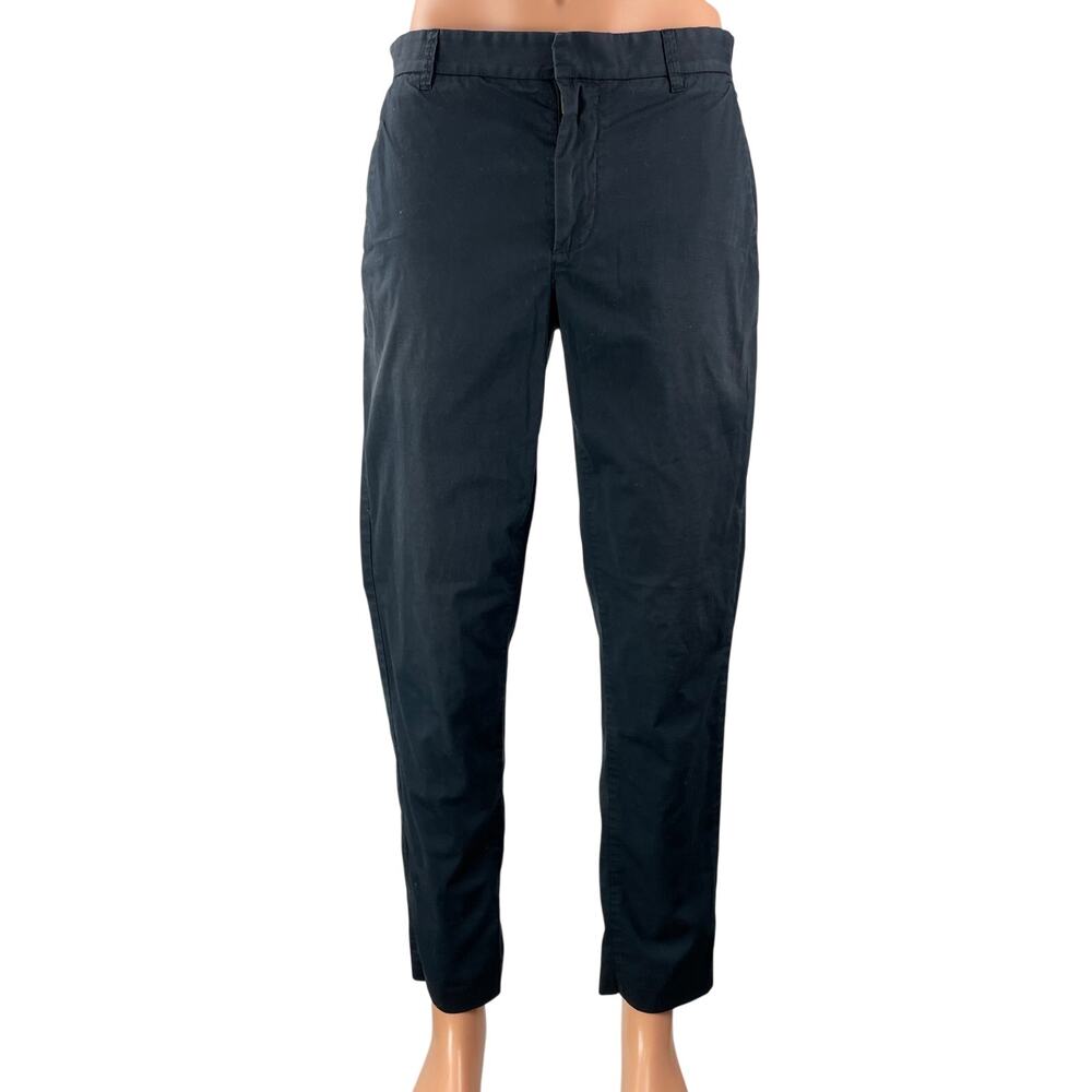Everlane Men's Black High Rise Slim Fit Tapered Chino Khaki Trouser Pants 31x30